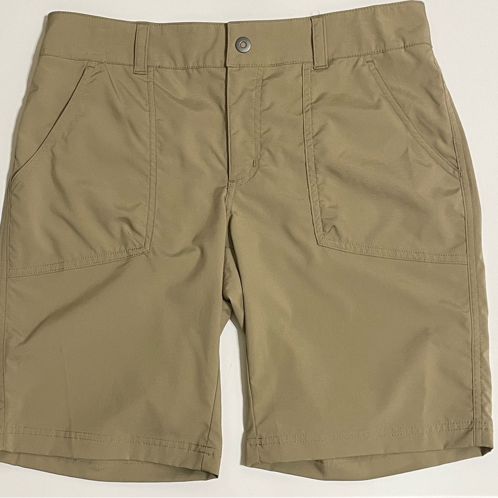 COLUMBIA Womens Tan Omni Shield Bermuda Shorts Size 10